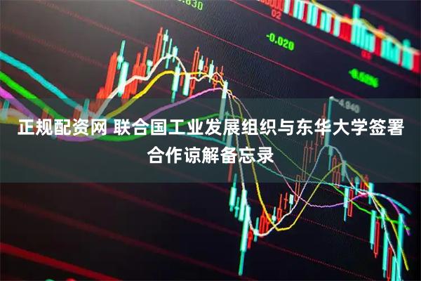 正规配资网 联合国工业发展组织与东华大学签署合作谅解备忘录